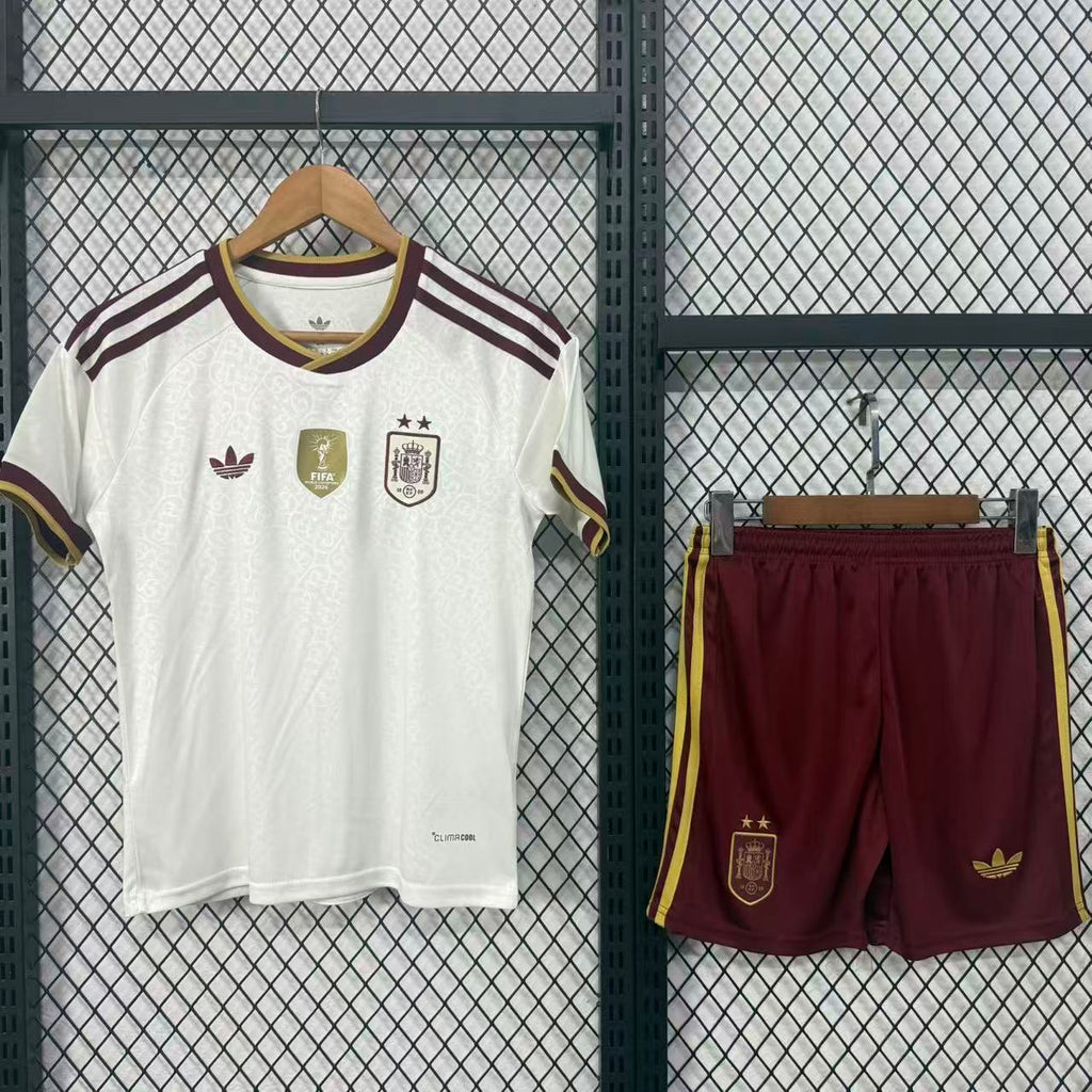 Adidas Spain 2026 Kids' Away Jersey Suit