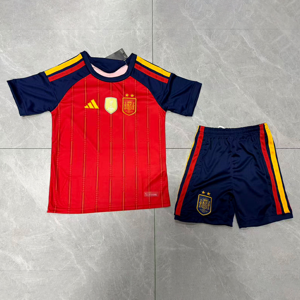 Nike Spain 2026 Kids' Home Jersey Suit