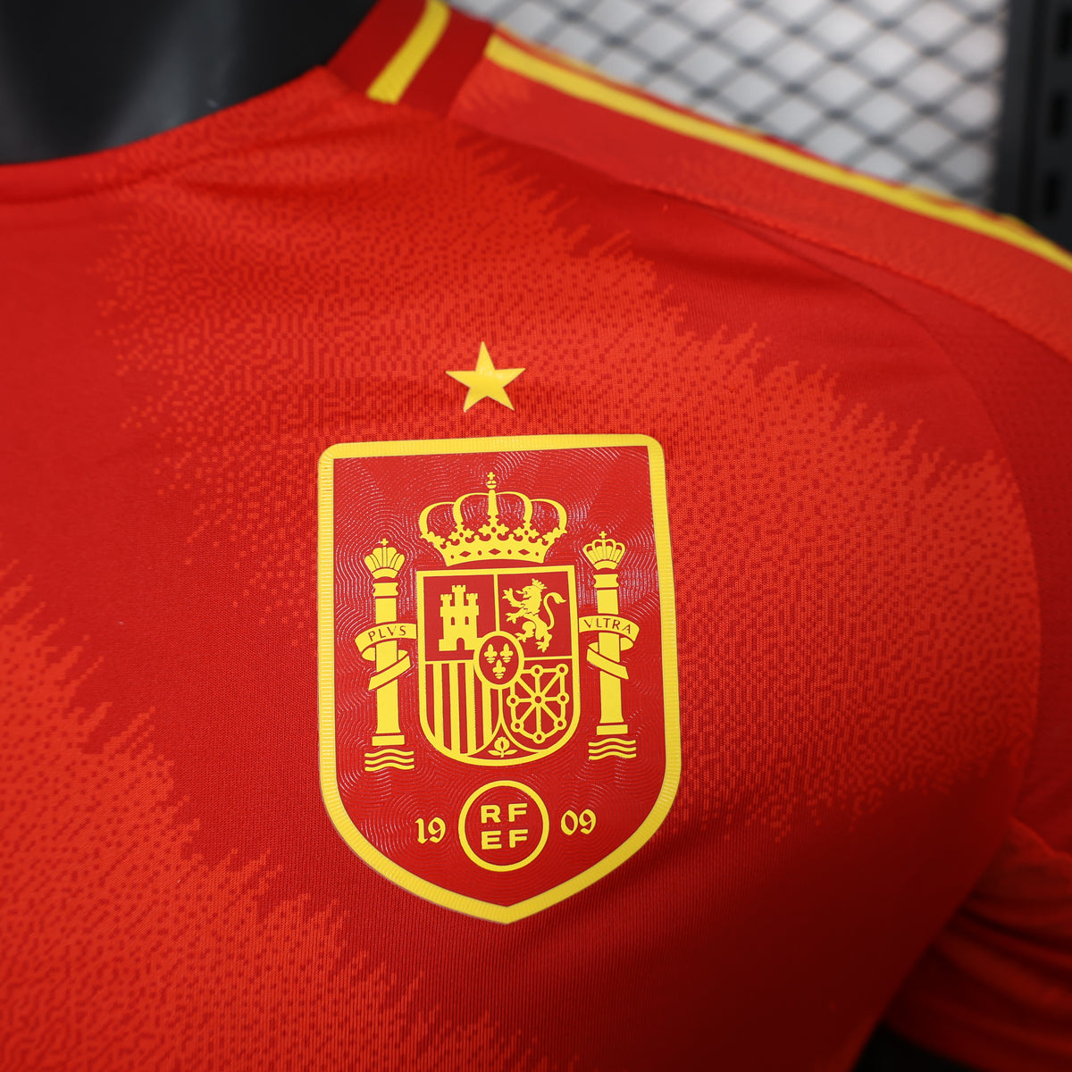 Adidas Spain 2024 Men's Home Player Version Jersey
