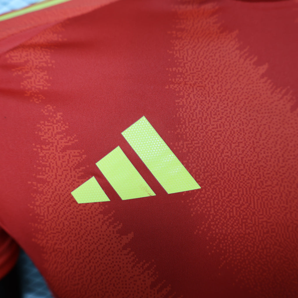 Adidas Spain 2024 Men's Home Player Version Jersey