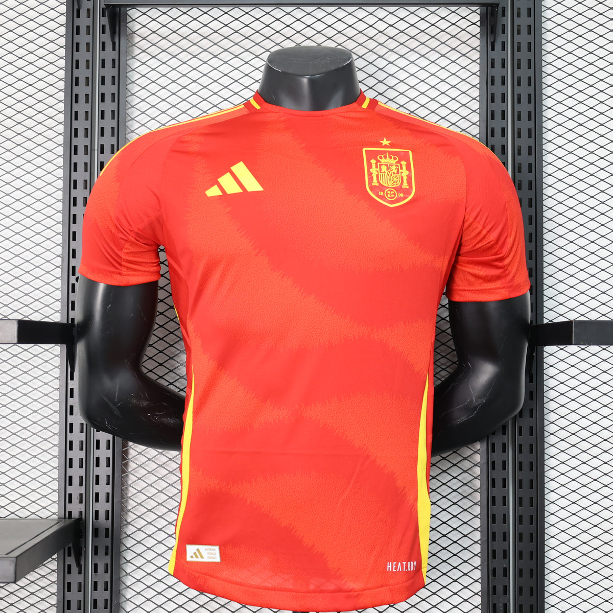 Adidas Spain 2024 Men's Home Player Version Jersey